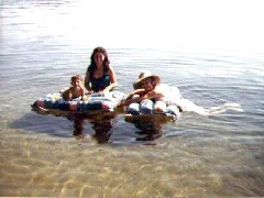 Andy McDougal; Ann Bennett; Alice Bennett; camp